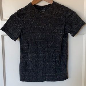 Gray v-neck T-shirt